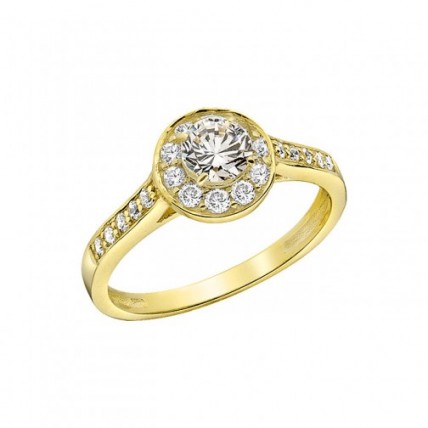 Δαχτυλίδι Χρυσό 14K (RI406 - RY160)